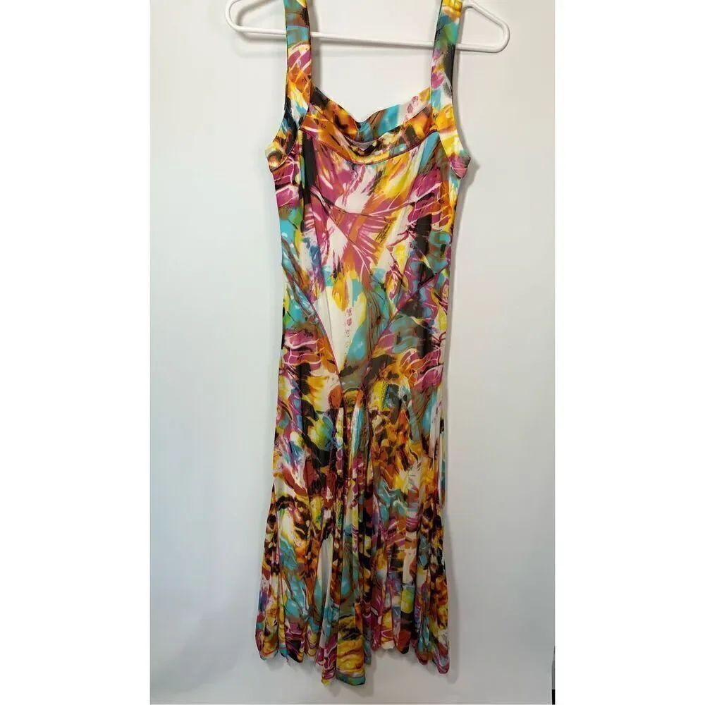Dolce Vita Women's Floral Sleeveless Fit & Flare Dress Multicolor Size Medium